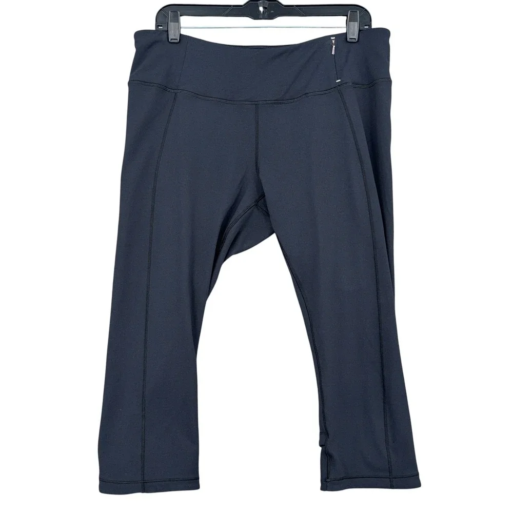 Calia by Carrie Underwood‎ Cropped Leggings Women XL Nylon Spandex Black
